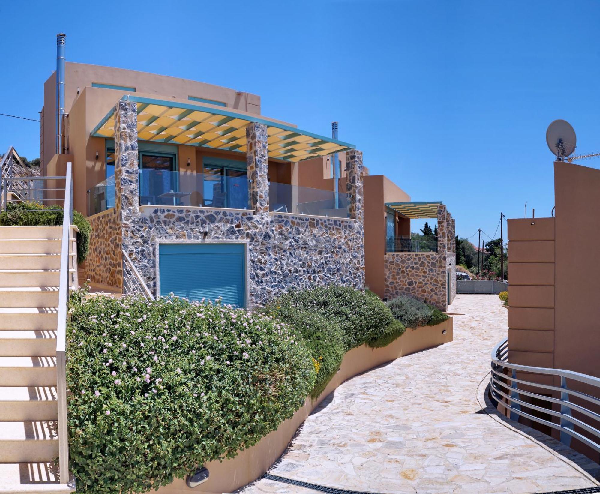 Ouzo Panoramic Houses 1, With Private Pool Plomari Exterior photo