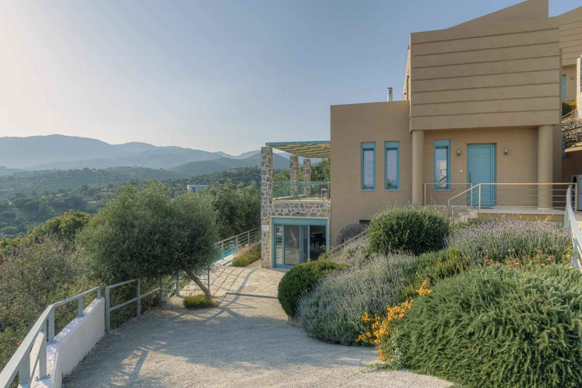 Ouzo Panoramic Houses 1, With Private Pool Plomari Exterior photo