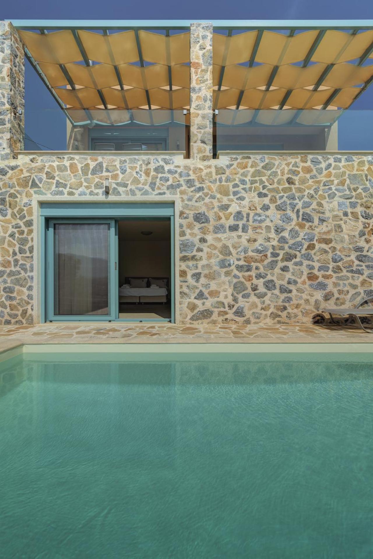 Ouzo Panoramic Houses 1, With Private Pool Plomari Room photo